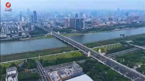 三晉第一街｜迎澤大橋：金色巨龍